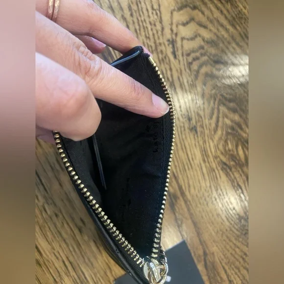 #108 NWT Kate Spade Carey Small Card Holder in black - Picture 7 of 10